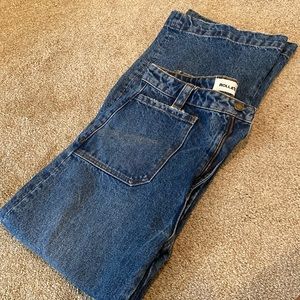 Rolla’s high rise wide leg jeans size 28